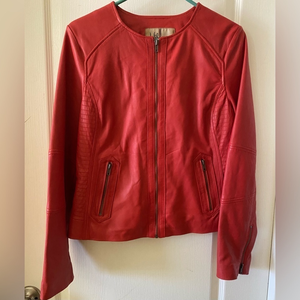 Wilson’s leather red jacket women’s size-M
